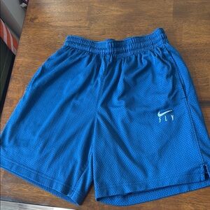 Nike Blue Athletic Shorts Lightweight Elastic Waist